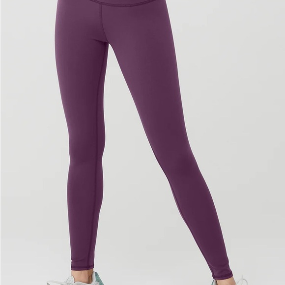 High-Waist Airbrush Legging Dark Plum EUC - Picture 3 of 8